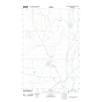 2011 Map of Cottonwood Reservoir, 2011 Print