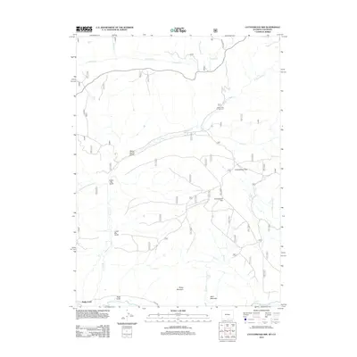 2012 Map of Cottonwood Rim, 2012 Print