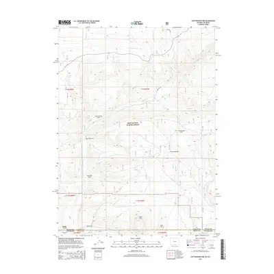 2015 Map of Cottonwood Rim, 2015 Print