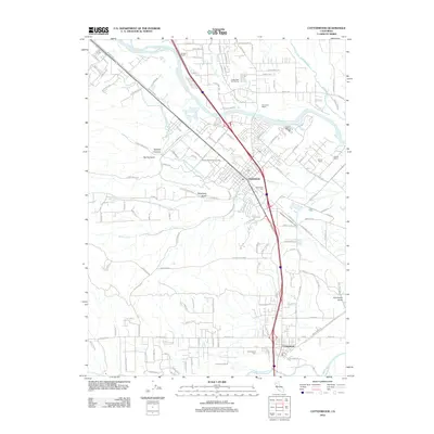2012 Map of Cottonwood, 2012 Print