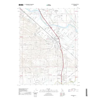 2018 Map of Cottonwood, 2018 Print