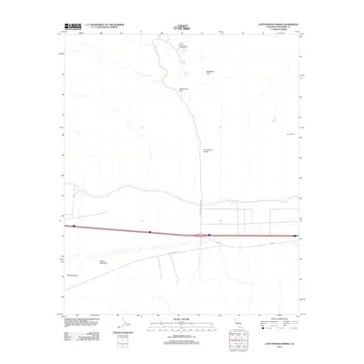 2012 Map of Cottonwood Spring, 2012 Print