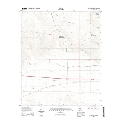 2015 Map of Cottonwood Spring, 2015 Print