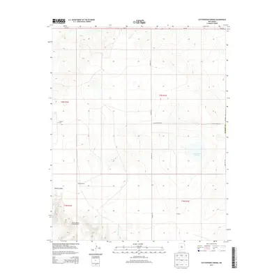 2013 Map of Cottonwood Springs, 2013 Print