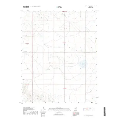 2020 Map of Cottonwood Springs, 2020 Print