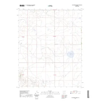 2023 Map of Cottonwood Springs, 2023 Print
