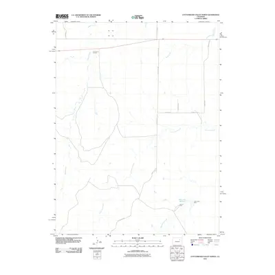 2010 Map of Cottonwood Valley North, 2010 Print