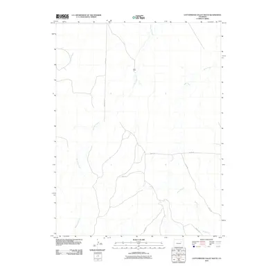 2010 Map of Cottonwood Valley South, 2010 Print