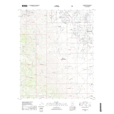 2018 Map of Cottonwood, 2018 Print