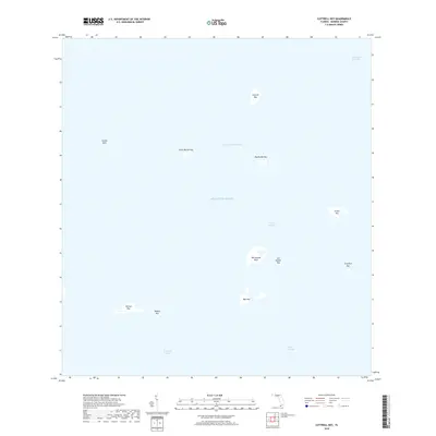 2018 Map of Cottrell Key, 2018 Print