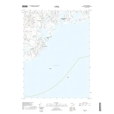2018 Map of Cotuit, 2018 Print