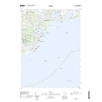 2023 Map of Cotuit, 2023 Print