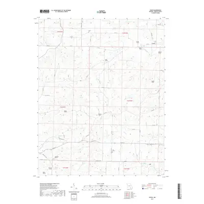 2017 Map of Couch, 2017 Print