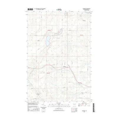 2015 Map of Couderay, 2015 Print
