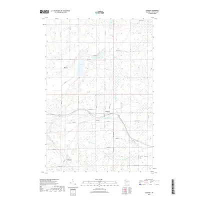 2018 Map of Couderay, 2018 Print