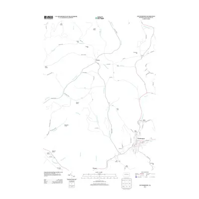 2013 Map of Coudersport, 2013 Print