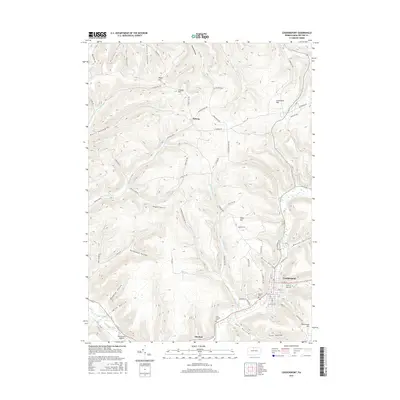 2016 Map of Coudersport, 2016 Print