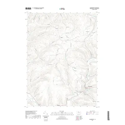 2019 Map of Coudersport, 2019 Print