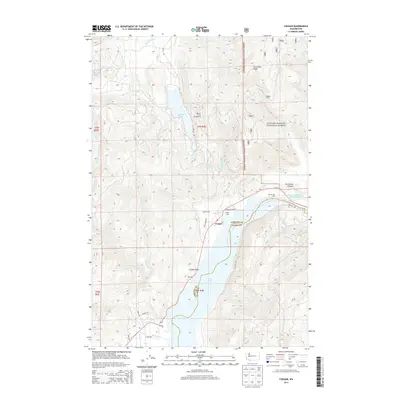 2013 Map of Cougar, 2013 Print