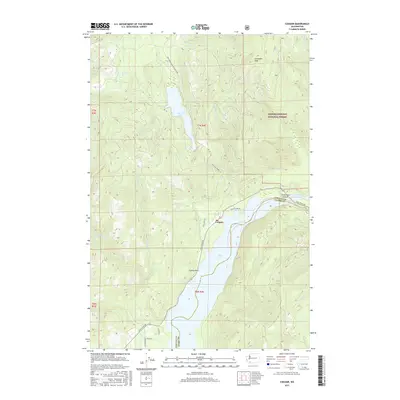 2017 Map of Cougar, 2017 Print