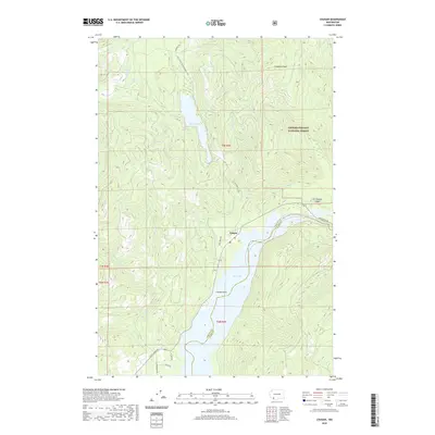 2020 Map of Cougar, 2020 Print