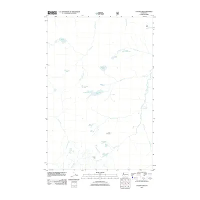 2011 Map of Cougar Lake, 2011 Print
