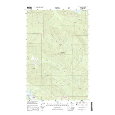 2017 Map of Cougar Mountain, 2017 Print