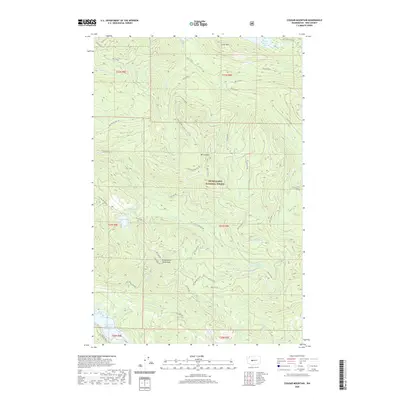 2020 Map of Cougar Mountain, 2020 Print