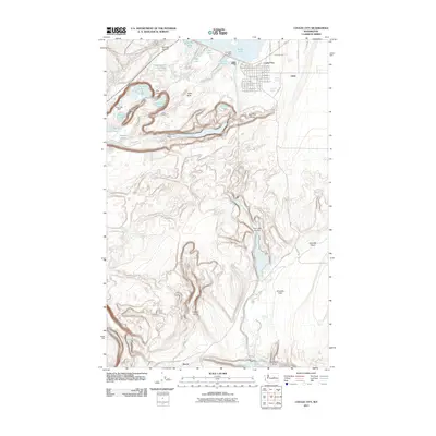 2011 Map of Coulee City, 2011 Print