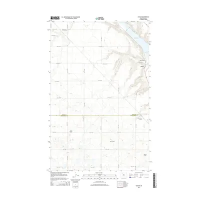 2014 Map of Coulee, 2014 Print