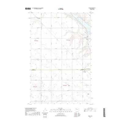 2017 Map of Coulee, 2017 Print