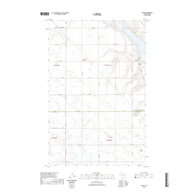 2020 Map of Coulee, 2020 Print