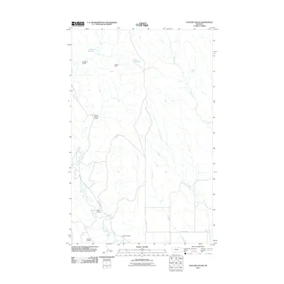 2011 Map of Coulter Coulee, 2011 Print