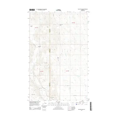 2014 Map of Coulter Coulee, 2014 Print