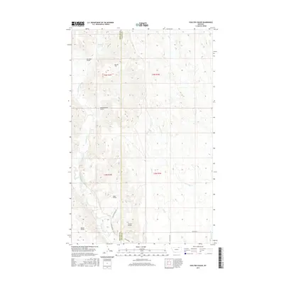 2017 Map of Coulter Coulee, 2017 Print