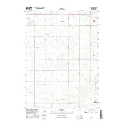 2015 Map of Coulter, 2015 Print