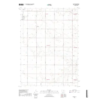 2018 Map of Coulter, 2018 Print