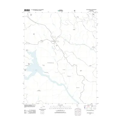 2012 Map of Coulterville, 2012 Print