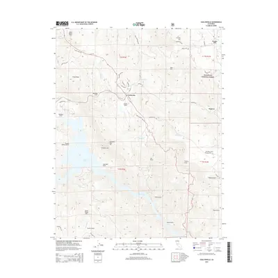 2015 Map of Coulterville, 2015 Print