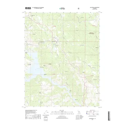 2018 Map of Coulterville, 2018 Print