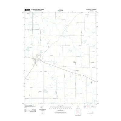 2012 Map of Coulterville, 2012 Print