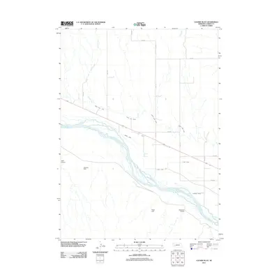 2011 Map of Coumbe Bluff, 2011 Print