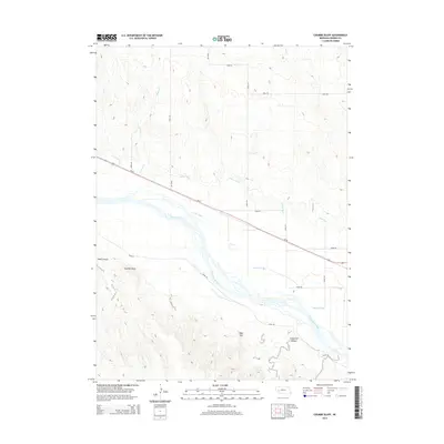 2014 Map of Coumbe Bluff, 2014 Print