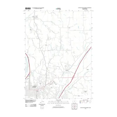 2010 Map of Council Bluffs North, 2010 Print