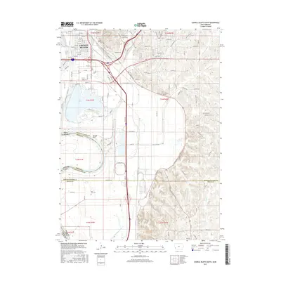 2015 Map of Council Bluffs South, 2015 Print