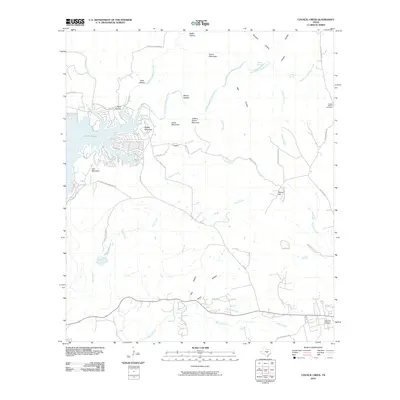 2010 Map of Council Creek, 2010 Print