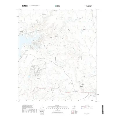 2019 Map of Council Creek, 2019 Print