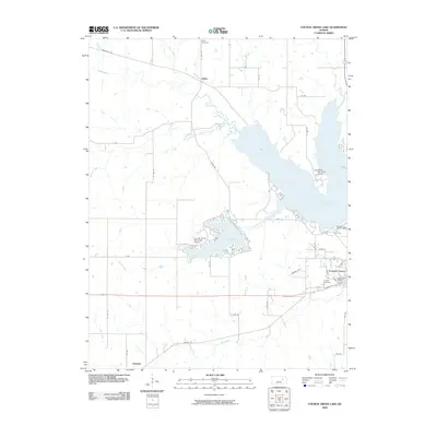 2009 Map of Council Grove Lake, 2009 Print