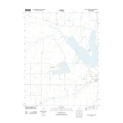 2012 Map of Council Grove Lake, 2012 Print