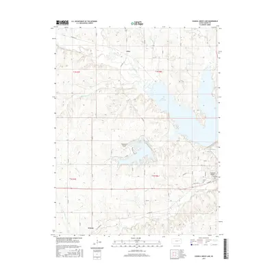 2015 Map of Council Grove Lake, 2015 Print